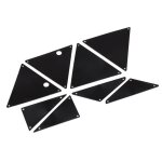 Rohrrahmen-Chassis Innen-Panele Set schwarz