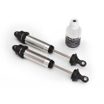 Dämpfer GTR 134mm silber Alu (gebaut ohne Federn) vo...