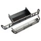 Bumper + Extension hinten (satin-schwarz-chrome)
